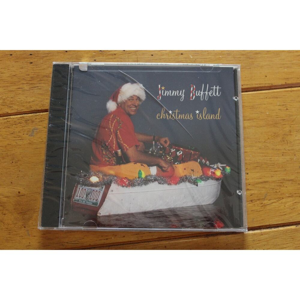 JIMMY BUFFETT - CHRISTMAS ISLAND (CD, 1996, MCA) [NEW SEALED] **CASE CRACKED**